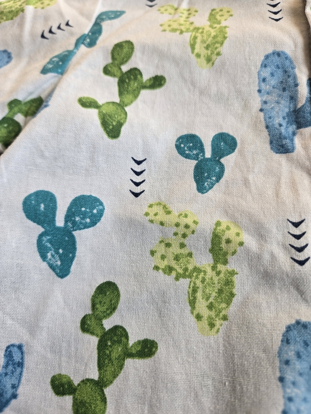 Mud Pie Baby Boys 12-18 Mo Cactus Resort Print Button Front Shirt Cotton - Picture 5 of 10